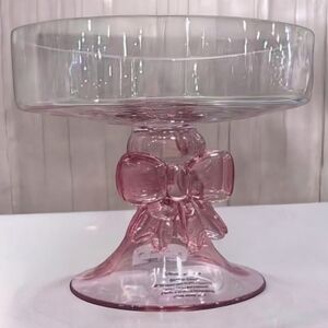 NEW Pink Bow Glass Stand